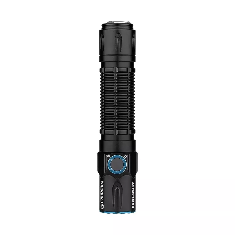 Linterna táctica de mano olight Warrior 3S — LED 2300 lm, alcance 300 m, IPX8, 21700 Li-Ion 5000 mAh