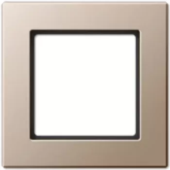 Placa embellecedora para interruptor de pared JUNG AC 581 CH Champán, Duroplast, 84×84 mm