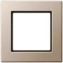 Placa embellecedora para interruptor de pared JUNG AC 581 CH Champán, Duroplast, 84×84 mm