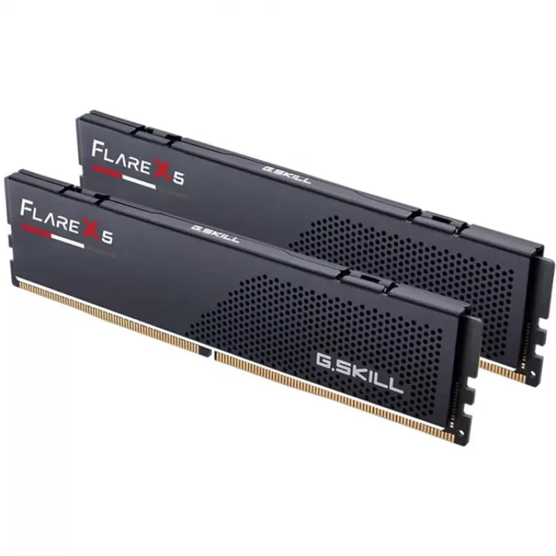 G.Skill Flare X5 F5-5200J4040A32GX2-FX5, 64 GB, 2 x 32 GB, DDR5, 288-pin DIMM - G.Skill Flare X5 F5-5200J4040A32GX2-FX5. Componente para: PC