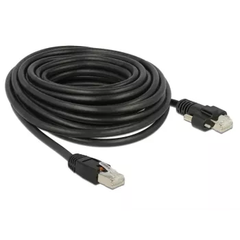 Cable de red DeLOCK 85672 RJ-45 Cat6 10 m negro