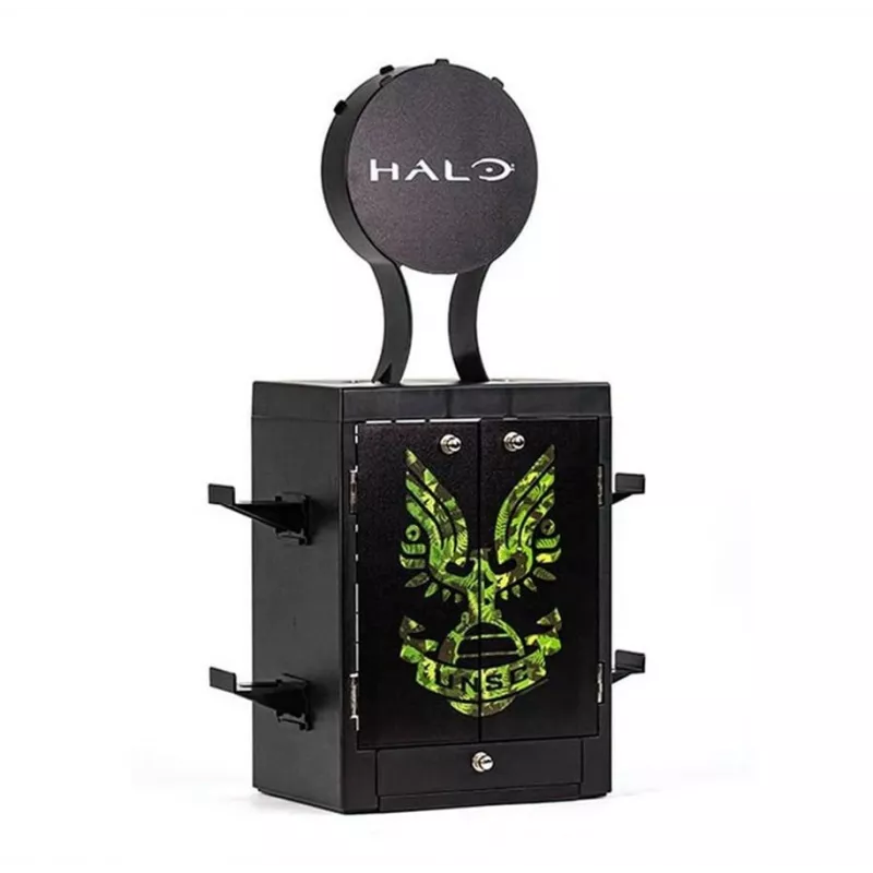 Soporte para discos de juegos Numskull Games Xbox negro verde mate 1 ud.