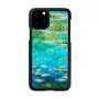 Funda para smartphone iKins para iPhone 11 Pro — diseño de nenúfares, negra