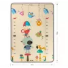 Esterilla de juego de espuma Play Foam Mat milly mally Modelo 4688 — esterilla de espuma enrollada con estampado de oso y ballena