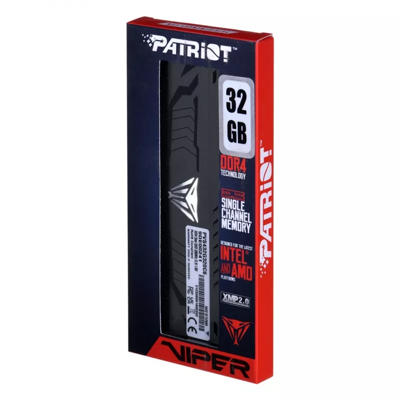 Patriot Viper Steel módulo de memoria DDR4-3200 CL16 de 32 GB (PVS432G320C6)