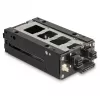 Delock - Rack de almacenamiento móvil - bahía estrecha - 5,25 a 2 x 2,5 (13,3 cm a 2 x 6,4 cm) - negro (47019)