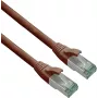 Helos Cable patch 363772, RJ-45 a RJ-45, Cat.6a S/FTP (cable en bruto Cat.7), 2 m, marrón