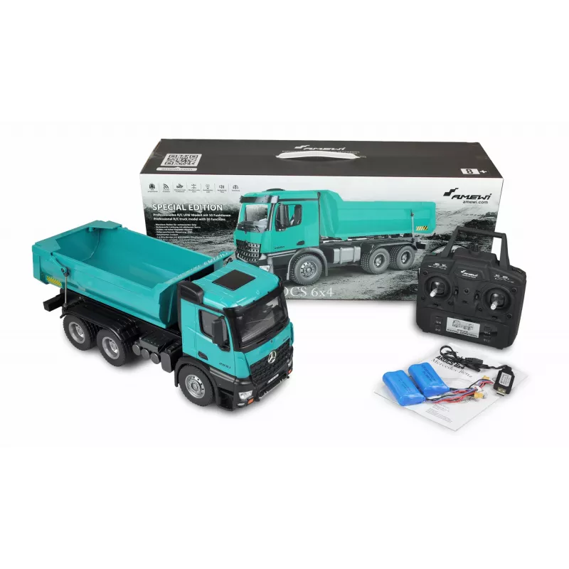 Amewi 22533 dúmper radiocontrol modelo RC motor eléctrico 1:14 (22533)