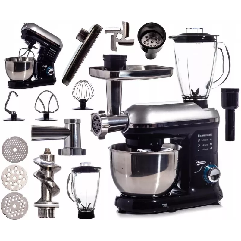 Ravanson RP-1500BS robot de cocina planetario con picadora de carne, 1500 W