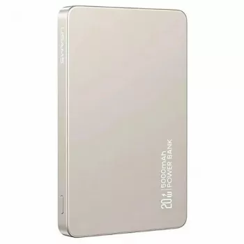 PowerBank 5000mAh 20W inducción MagSafe titanio