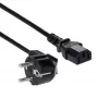 Akyga AK-PC-05C cable de alimentación, CEE 7/7 a IEC C13, cobre 3 x 1 mm², 5 m, negro