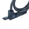 Cable para bicicleta con cerradura de combinación y llave – YCC0/12/100/2 negro