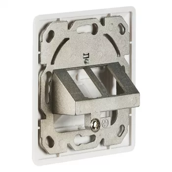 EFB-Elektronik Toma de red 2 tomas para Keystones, blanco, RAL 9003 sin Keystone Fabricante: EFB Elektronik (EC020400001)