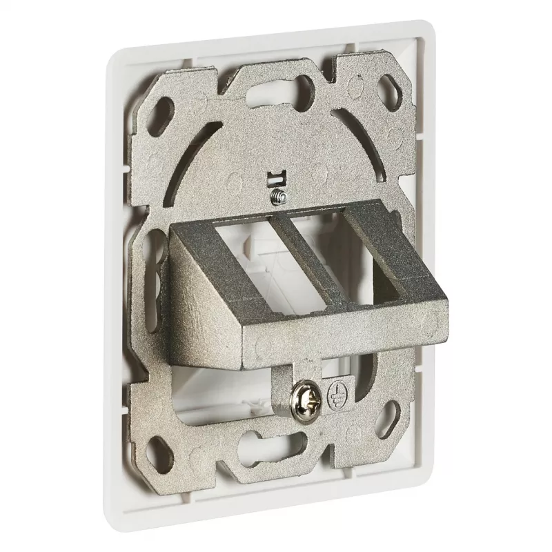 EFB-Elektronik Toma de red 2 tomas para Keystones, blanco, RAL 9003 sin Keystone Fabricante: EFB Elektronik (EC020400001)