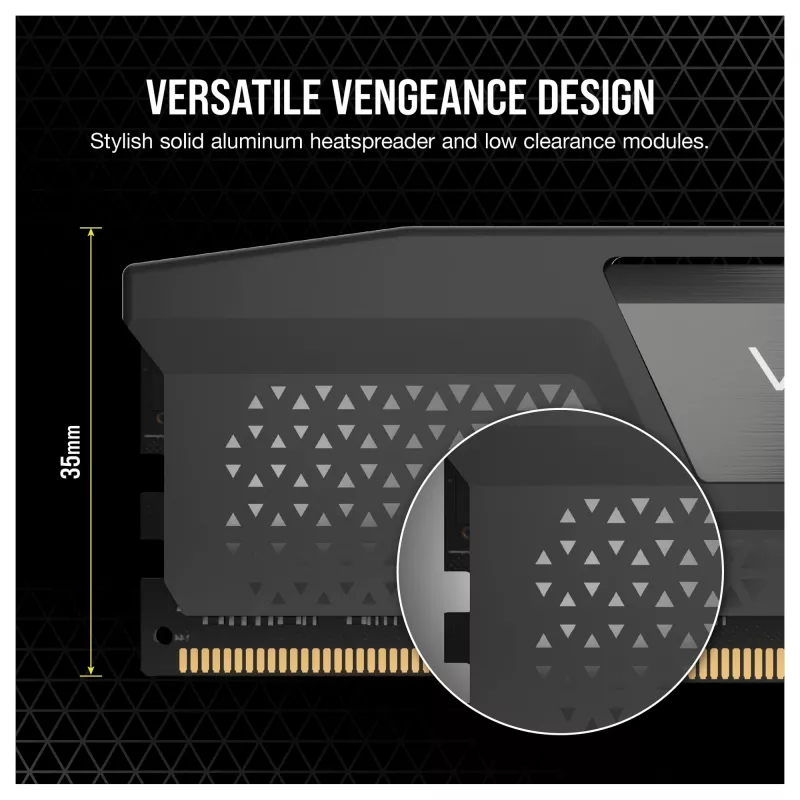 VENGEANCE DDR5 6000MT/s 16GB – gris DIMM / 1x16GB / DDR5 / 1,35V / Intel XMP y AMD EXPO