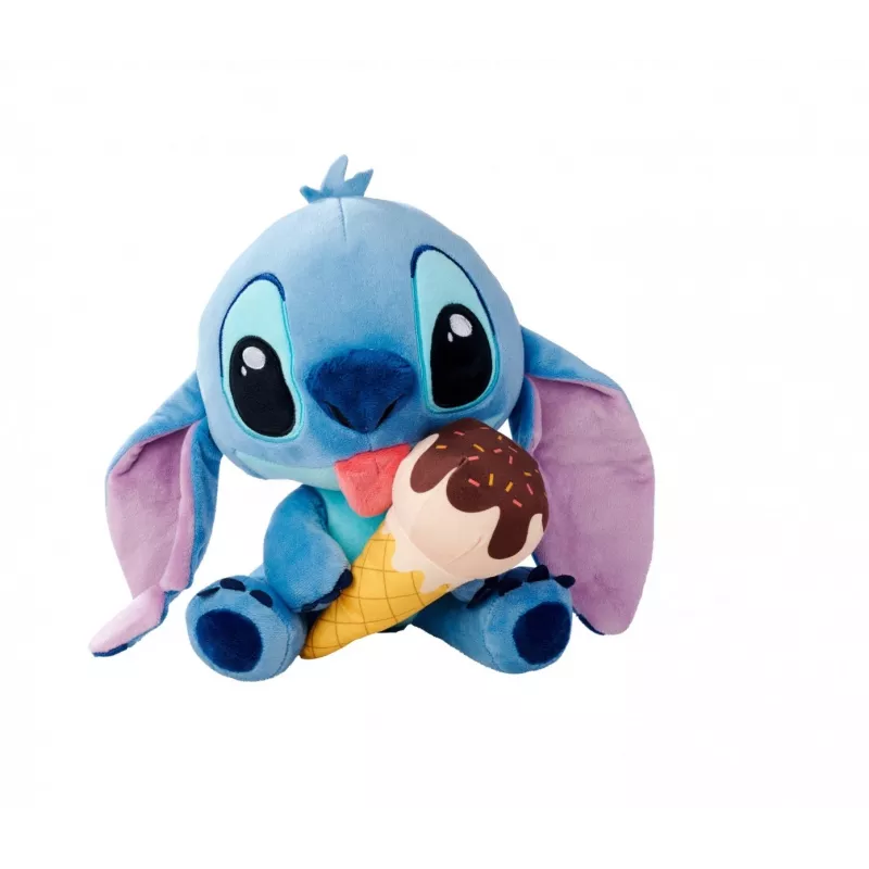 Peluche SIMBA Mascot Stitch helado 25 cm, figura original suave