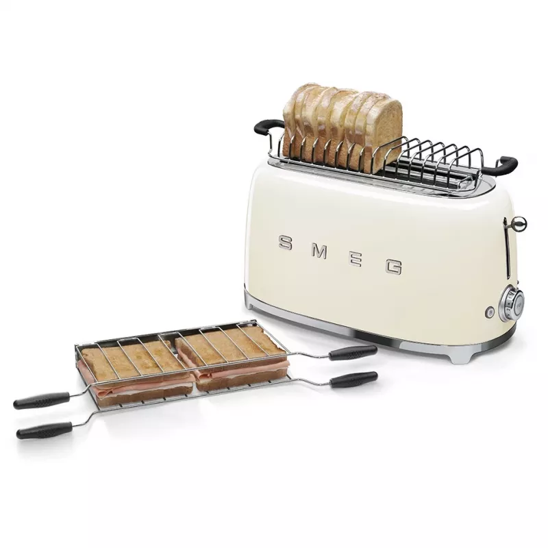 Tostadora Smeg 50's Style TSF02CREU crema