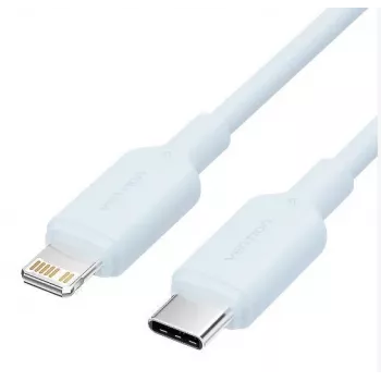 Cable USB-C a Lightning 1M azul Laksf Vention