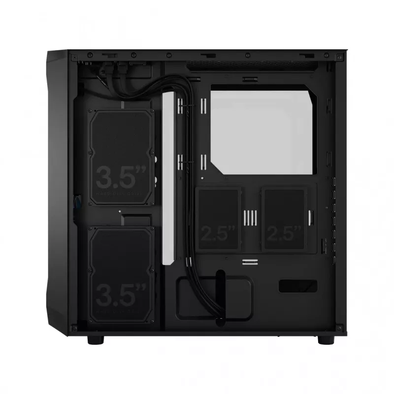 Caja PC Fractal Design Focus 2 RGB Tempered Glass Mid Tower ATX - negra