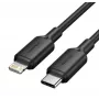 Cable USB-C a LIGHTNING 2M negro Lakbh Vention