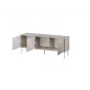 Mueble RTV Cama 3D TRESSE 150x40x55 cashmere mate