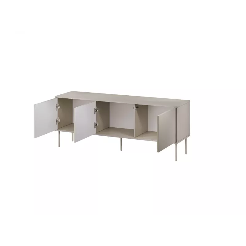 Mueble RTV Cama 3D TRESSE 150x40x55 cashmere mate