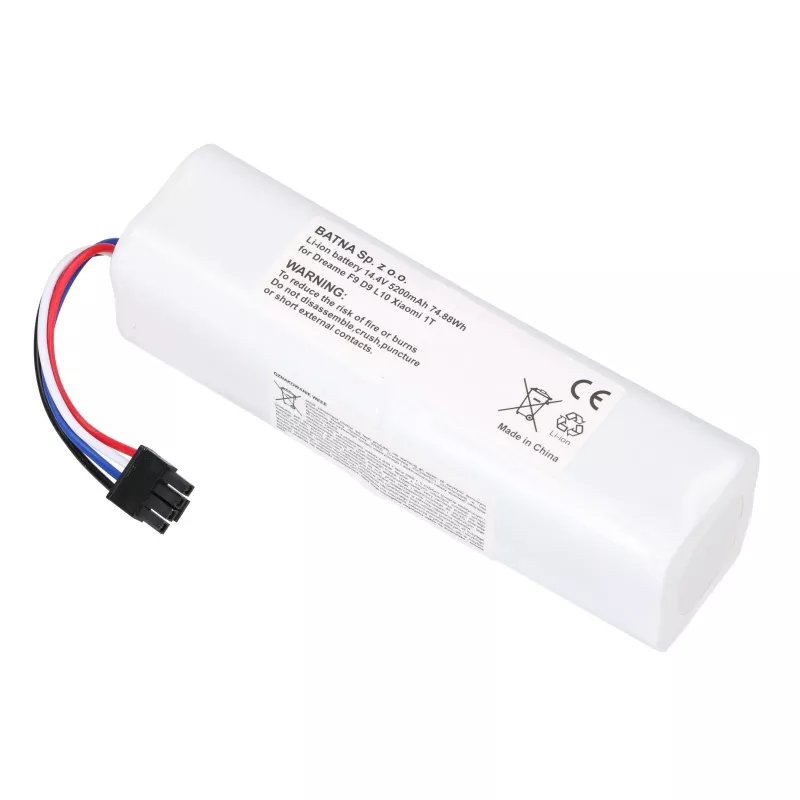Batería para Dreame Vacuum F9/D9 PRO, 14,4V 5200mAh