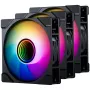 Ventilador de caja PHANTEKS M25 Gen2 PWM D-RGB de 120mm, negro, 3-Pin
