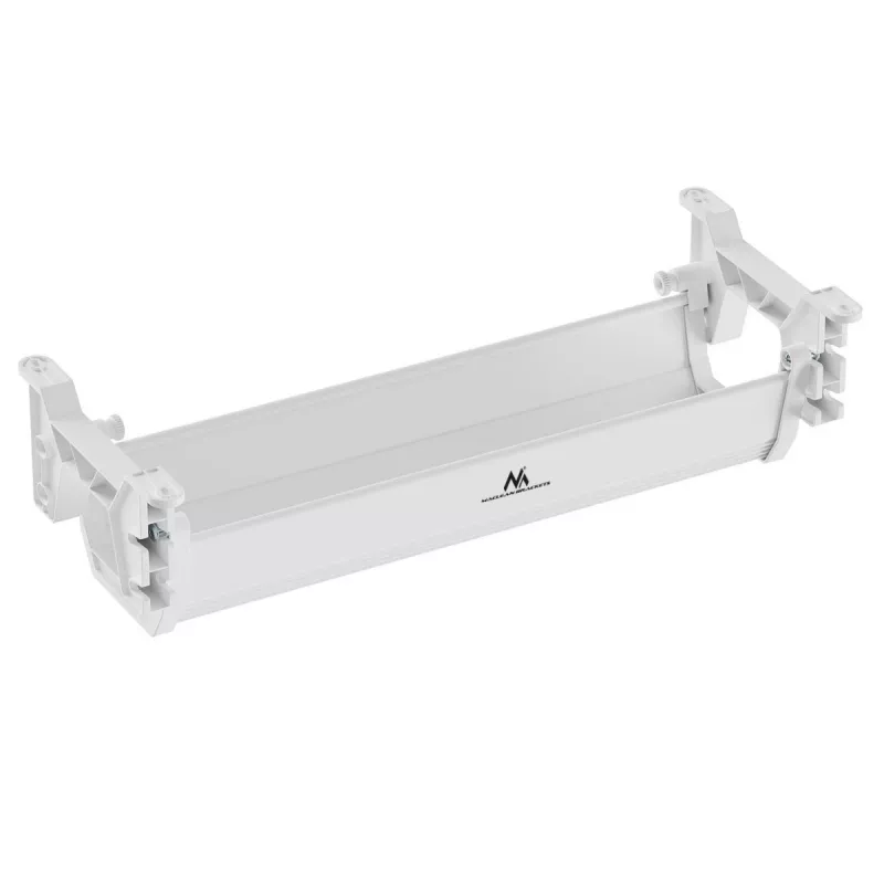 Organizador de cables/regletas bajo escritorio Maclean, carga máx. 5 kg, blanco, MC-106 W