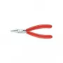 Knipex alicate electrónico longitud total 115 mm bocas planas anchas forma 1 cubierta de rótula