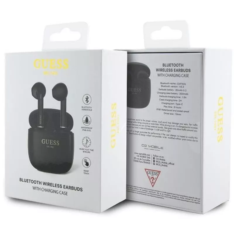 Auriculares Bluetooth TWS GUTWST26PSK negro