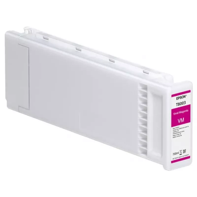 Cartucho de tinta Epson magenta vivo T80030N 700 ml para impresoras UltraChrome PRO