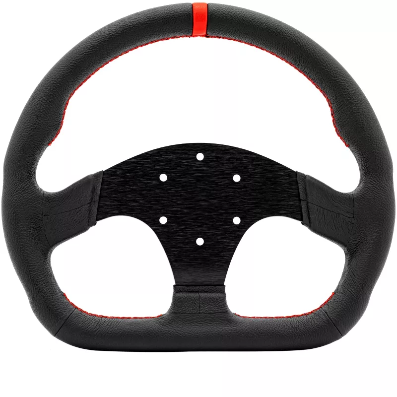 Simagic P-325D Volante 325 mm, aro de cuero, para sistemas Direct-Drive, sin buje