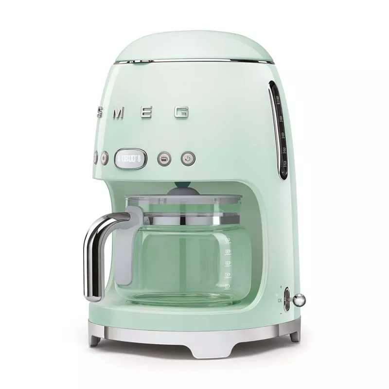 Cafetera SMEG verde pastel DCF02PGEU
