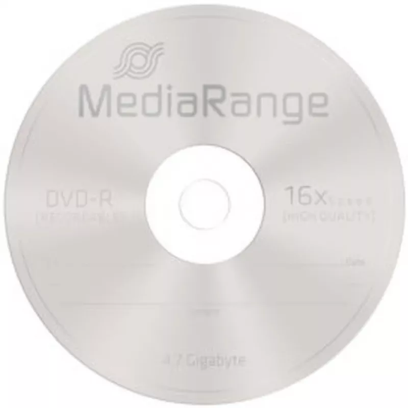MediaRange - 50 x DVD-R - 4,7GB (120 min) 16x - Spindle (MR444)