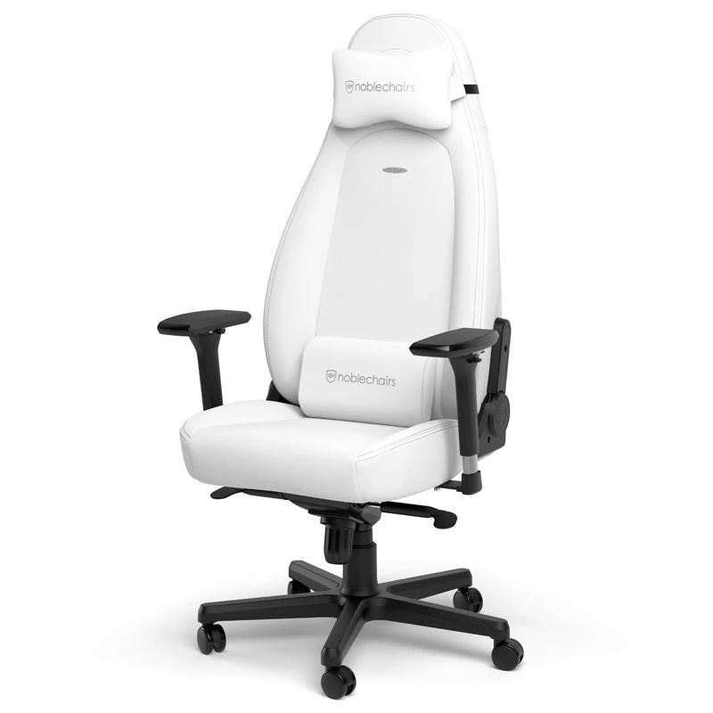 Silla de oficina noblechairs NBL-ICN-PU-WED Asiento acolchado Respaldo acolchado Blanco