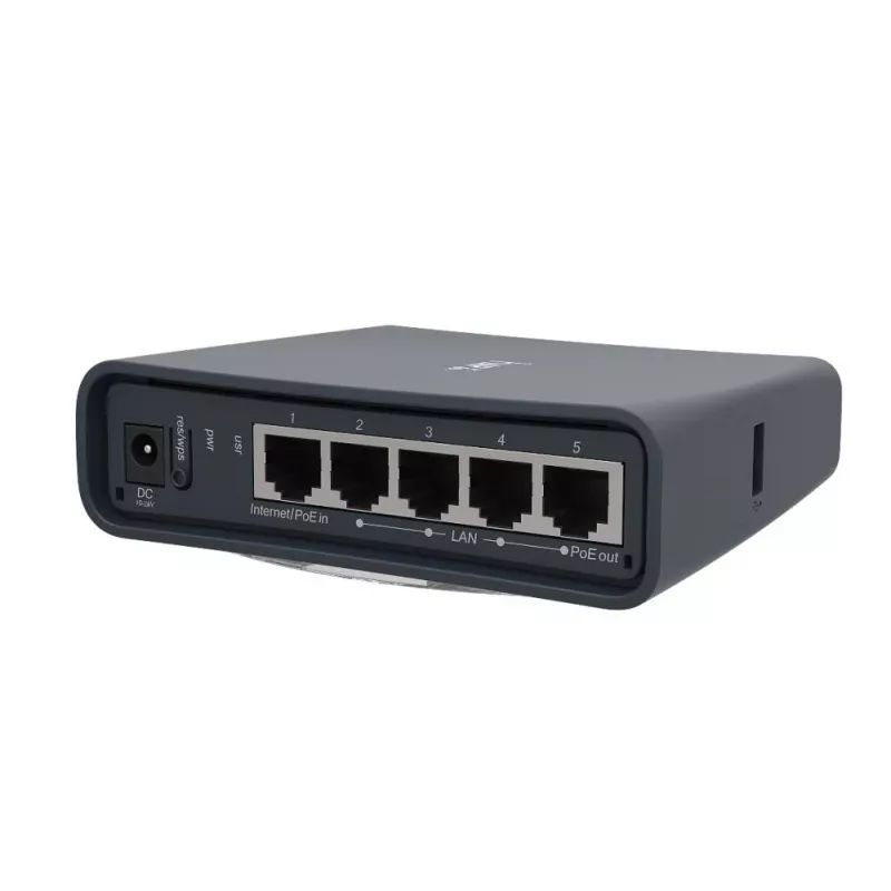 Mikrotik hAP ac lite torre negro Power over Ethernet (PoE)
