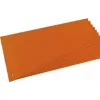 Herlitz 10838498 separadores de cartón manila, trapezoidales, A4, perforados, 120 x 230 mm, naranja