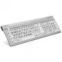 Teclado Logickeyboard LKB-LPRNTBW-AJPU-DE Office USB QWERTZ alemán multicolor