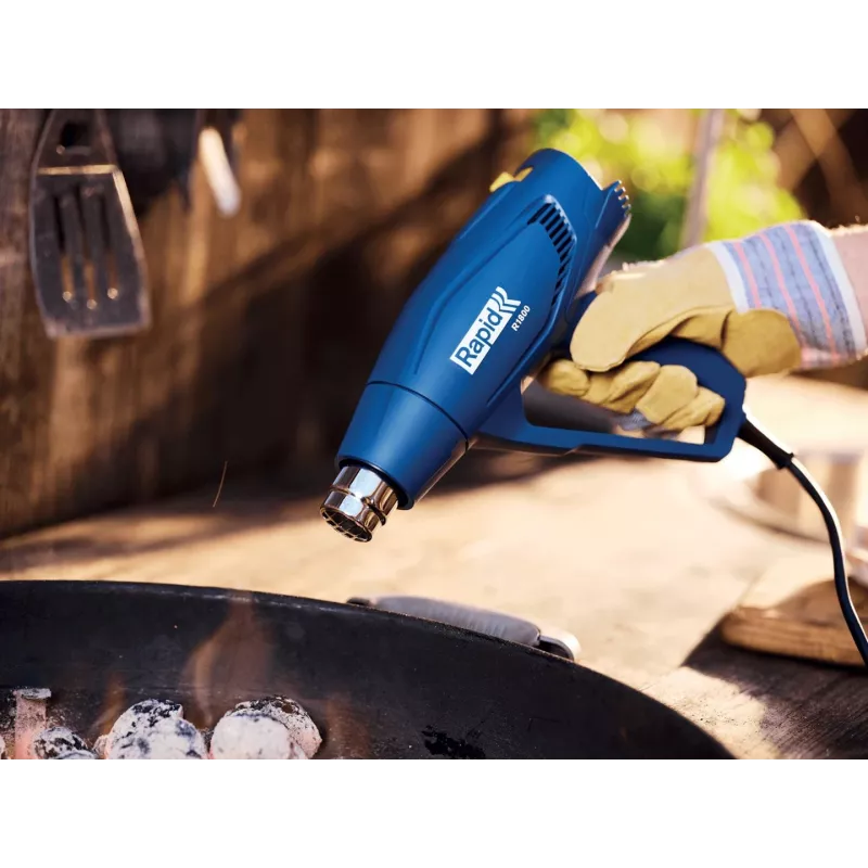 Rapid 5001341 Pistola de aire caliente 450 l/min 550 °C 1800 W azul