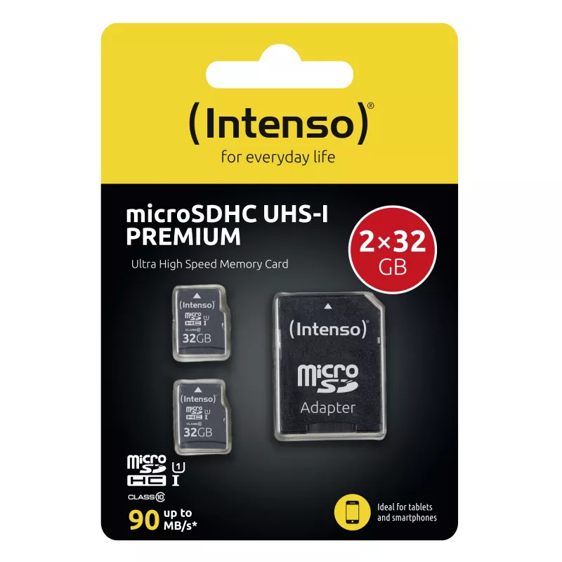 Memoria flash Intenso 32GB UHS-I microSDHC doble pack