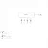 Hub USB Type-C DICOTA D32061 10000 Mbit/s Plata