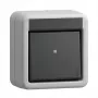 gira interruptor basculante 310630 unipolar de superficie gris