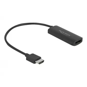 Adaptador HDMI-A macho a DisplayPort hembra 4K 60 Hz DeLOCK 63206