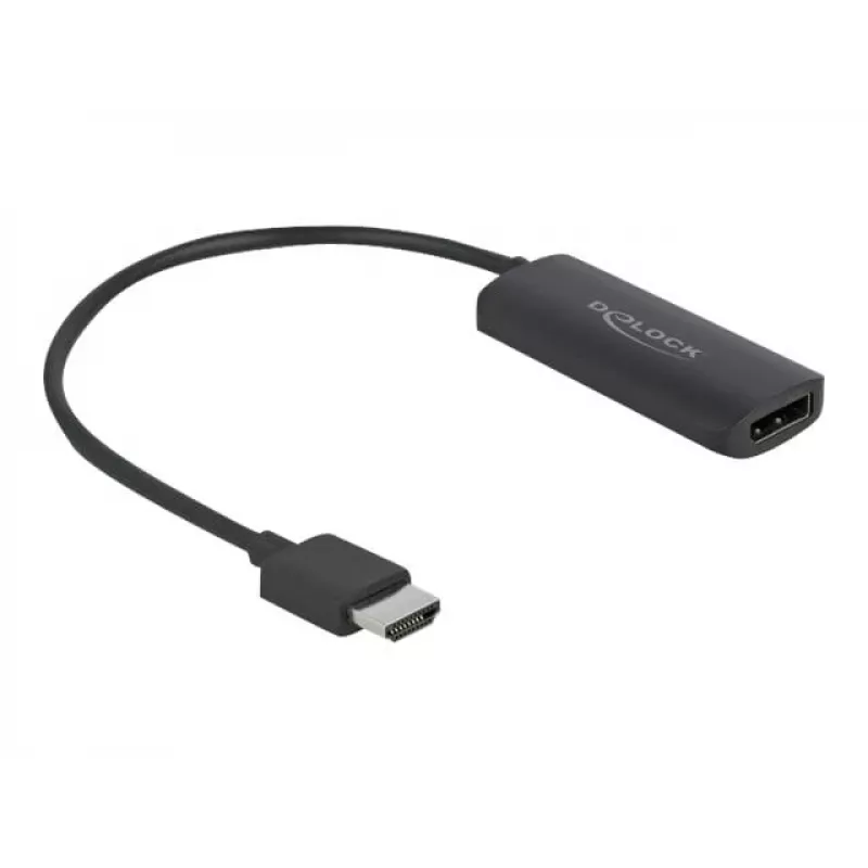 Adaptador HDMI-A macho a DisplayPort hembra 4K 60 Hz DeLOCK 63206