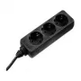 Hama 0003039 Protección contra sobretensiones Negro 3 salidas AC 230 V 1,4 m