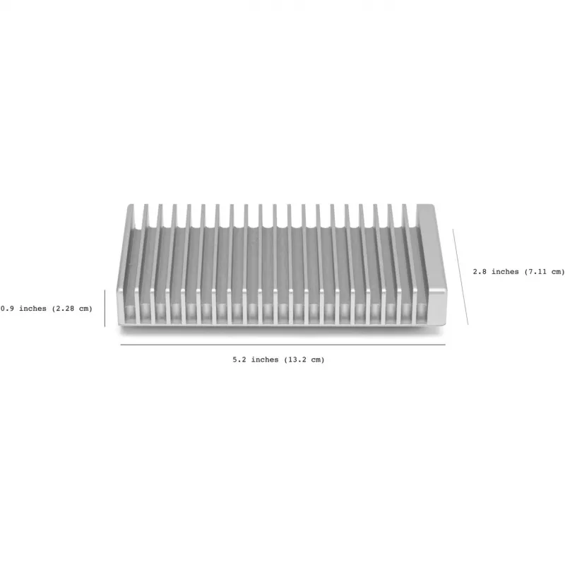 Other World Computing OWC Express 1M2 - SSD - 1 TB - externo (portátil) - USB4 (conector USB-C) - plata (OWCUS4EXP1MT01)