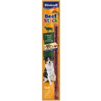 Hueso masticable para perros Vitakraft Beef Stick 12 g — sabor caza, perros mayores, bolsa individual