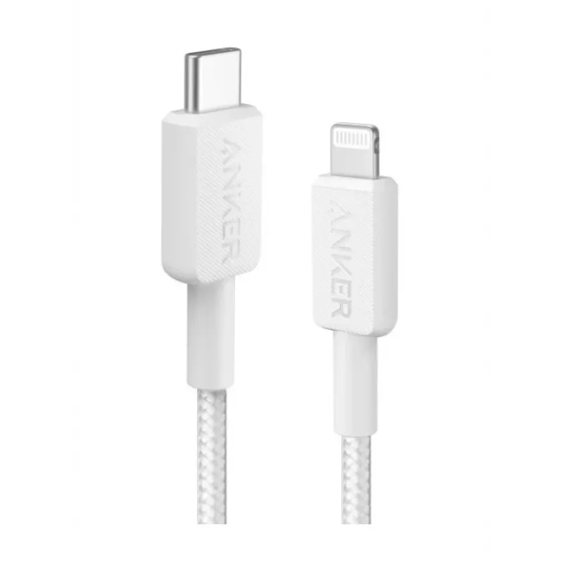 Cable Lightning Anker A81B5G21 — 0,9 m, USB‑C a Lightning, blanco