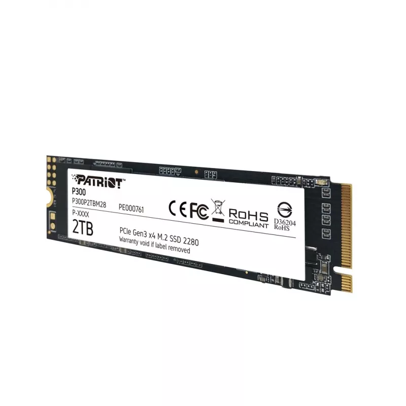 Unidad SSD Patriot Memory 2 TB M.2 PCI Express 3.0 NVMe P300
